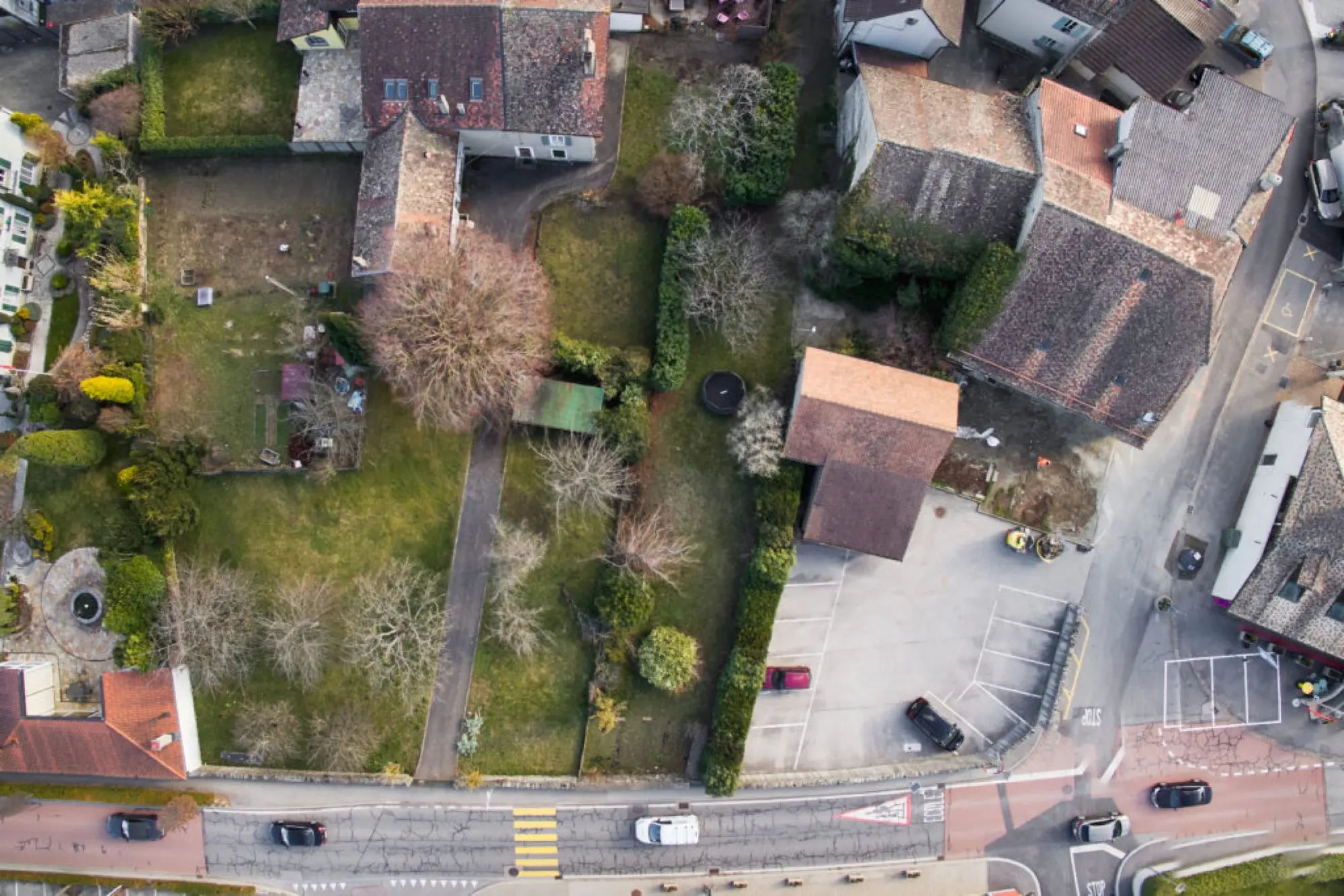 Cœur du Village — vue du chantier.