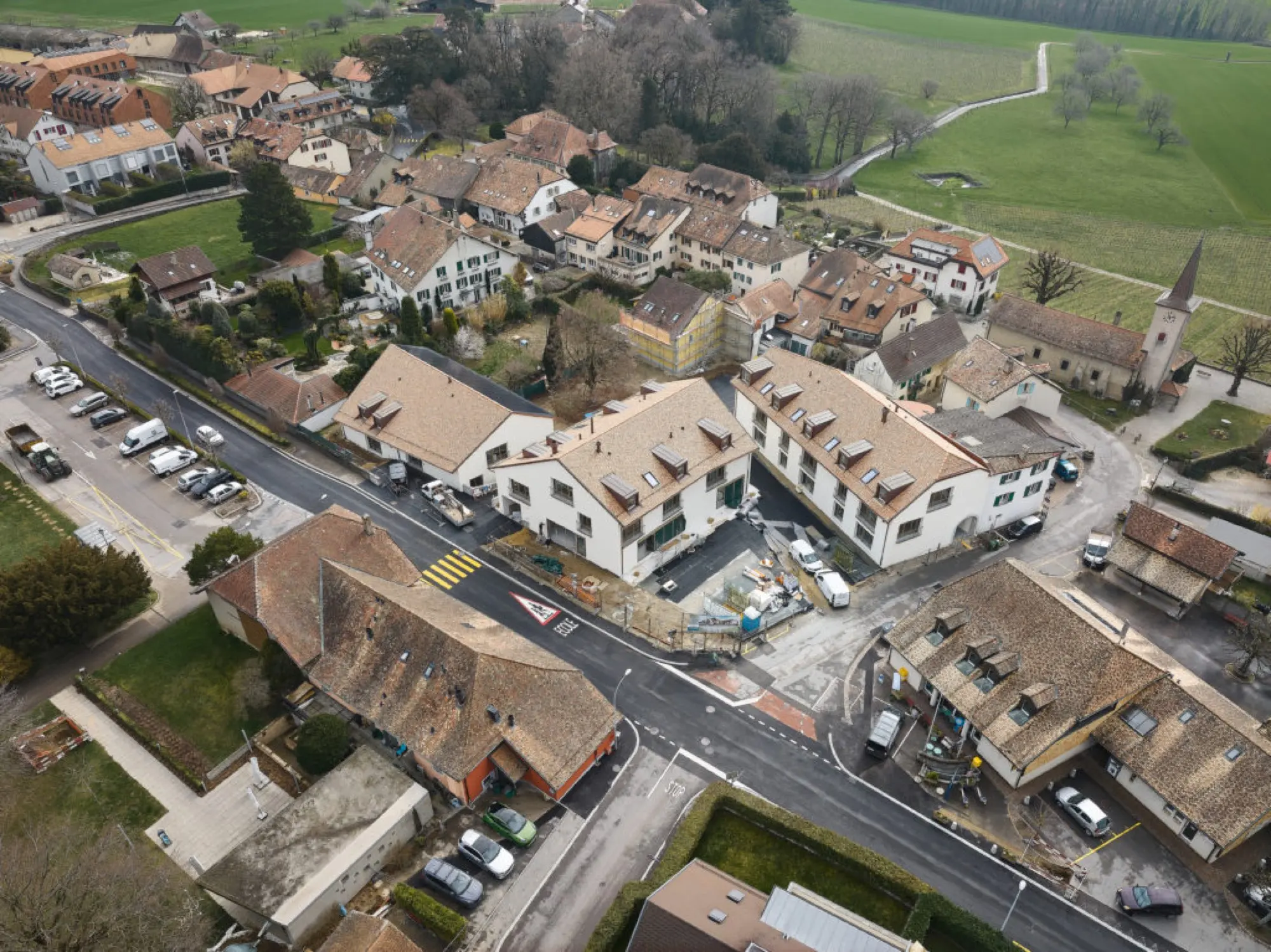 Cœur du Village — progression du chantier.