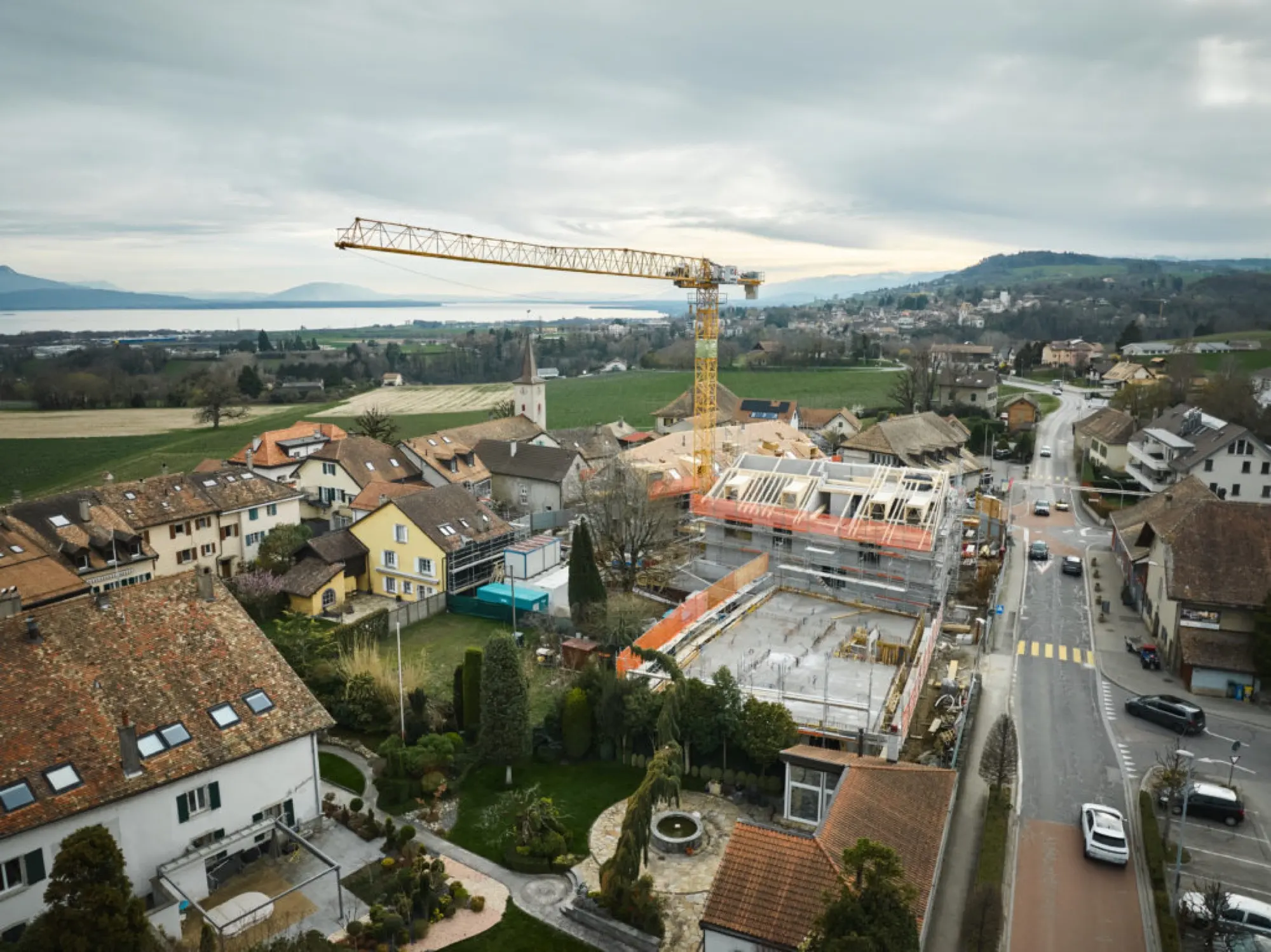 Cœur du Village — vue finale du chantier.