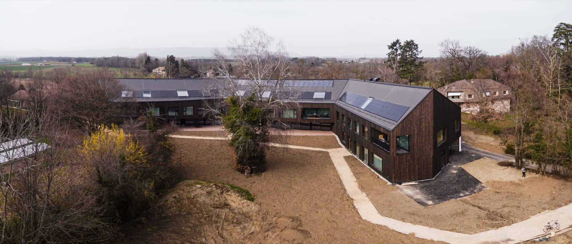 Fondation Perceval — panorama du chantier.