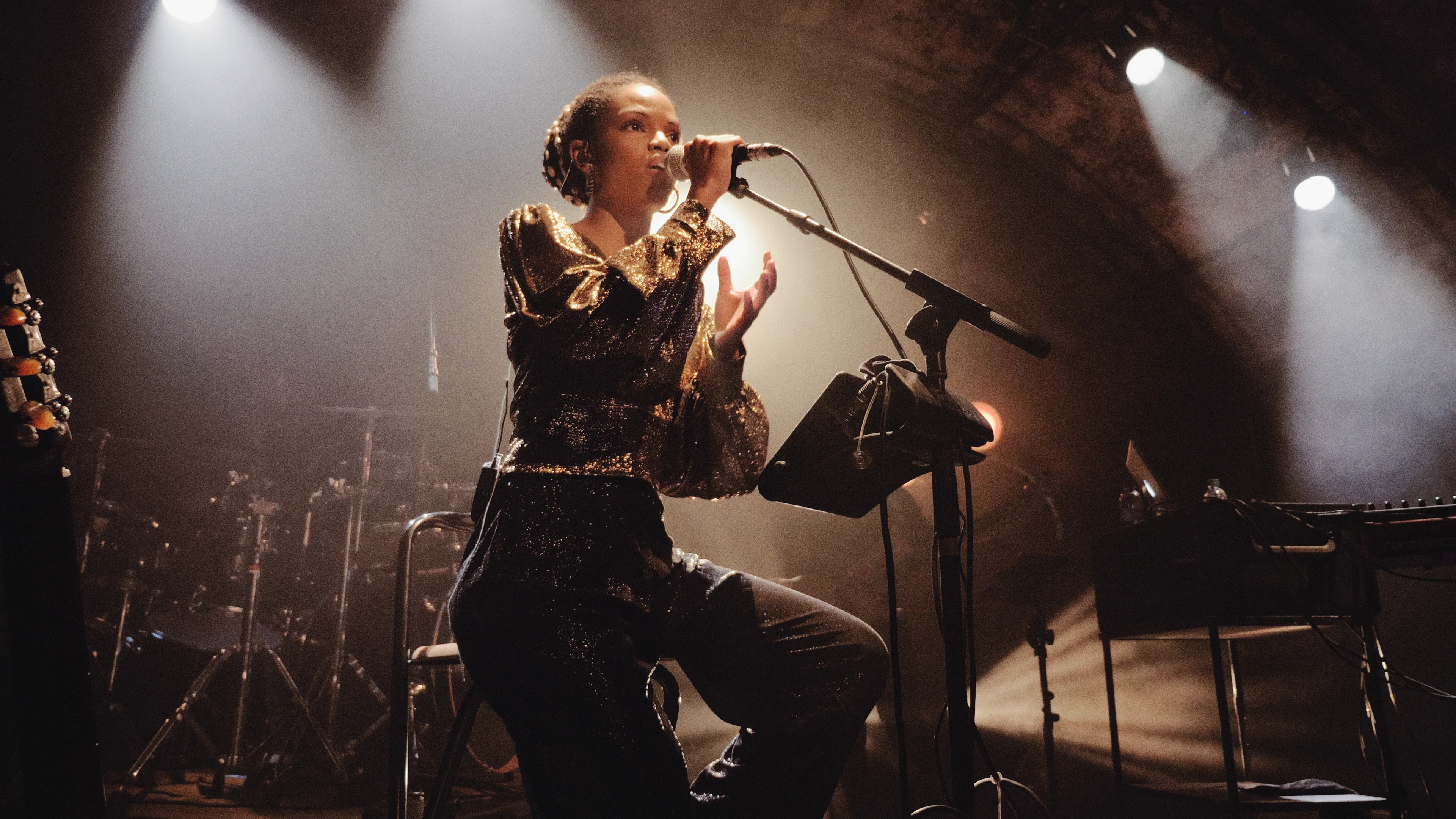Gwen et Tiana sur scène pendant le concert.